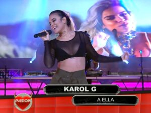 la única artista que cantó en “Pasión de Sábado” y llega a River
