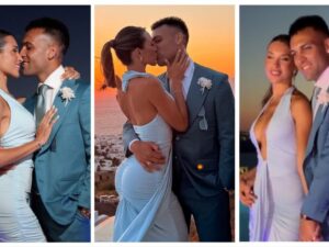 Las románticas vacaciones de Agustina Gandolfo y Lautaro Martínez en Grecia tras el Mundial: todas las fotos